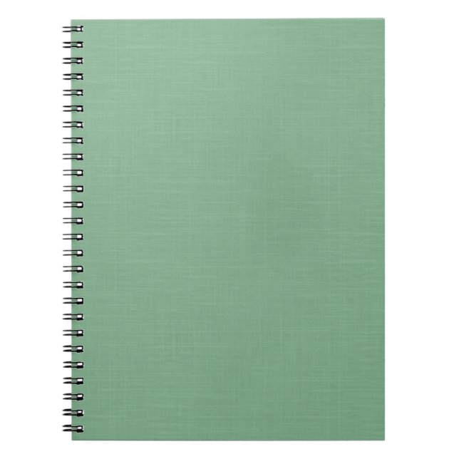 Caderno Espiral Secagem sólida verde-mint (Frente)