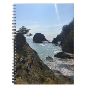 Caderno Espiral Secret Beach, Samuel H. Boardman, Oregon