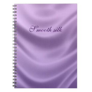 Caderno Espiral seda lisa - roxo
