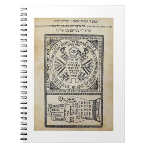Caderno Espiral Segula, Amulet. Sefer Shaar HaYechudim. Kabbalah