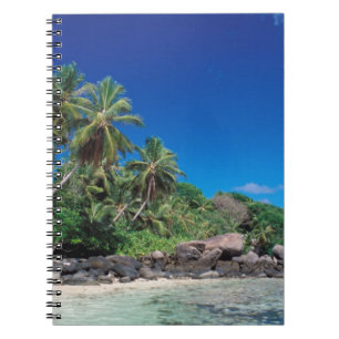 Caderno Espiral Seicheles, Ilha Mahe, Praia de Anse Royale.2