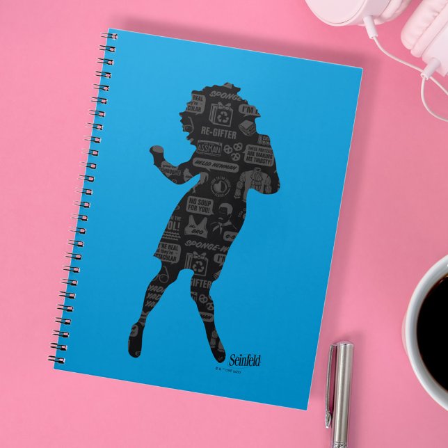 Caderno Espiral Seinfeld | Elaine Dance Silhouette (Criador carregado)