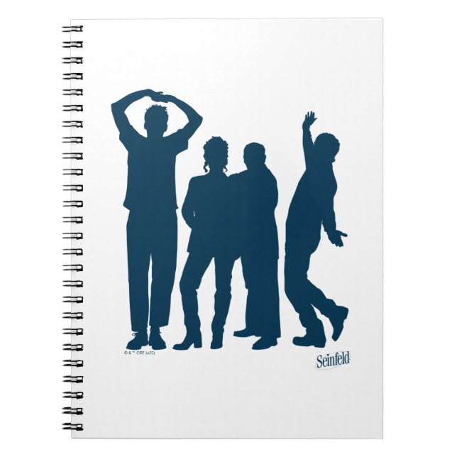 Caderno Espiral Seinfeld | Gráfico Silhouette Group (Frente)