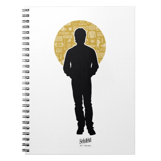 Caderno Espiral Seinfeld | Jerry Seinfeld Silhouette (Frente)