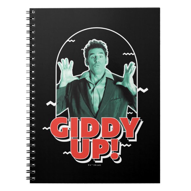 Caderno Espiral Seinfeld | Kramer - Giddy Up! (Frente)