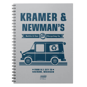 Caderno Espiral Seinfeld Kramer & Newman's Reciclagem Co.