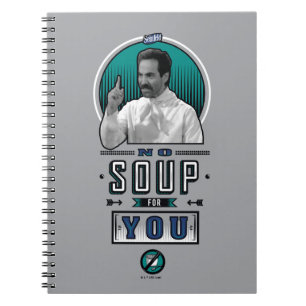 Caderno Espiral Seinfeld   No Soup For You Graphic