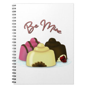 Caderno Espiral Seja Meu Doce do Dia dos Namorados