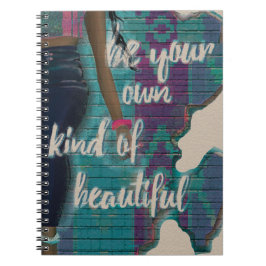 Caderno Espiral Seja Seu Próprio Tipo Bonito