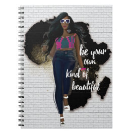 Caderno Espiral Seja Seu Próprio Tipo Bonito