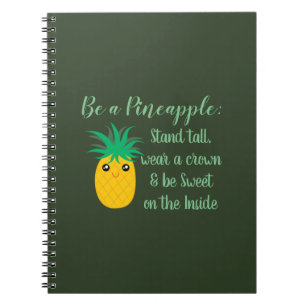 Caderno Espiral Seja umas citações inspiradores inspiradas do