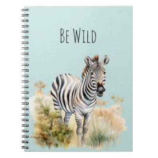 Caderno Espiral Seja Zebra Selvagem