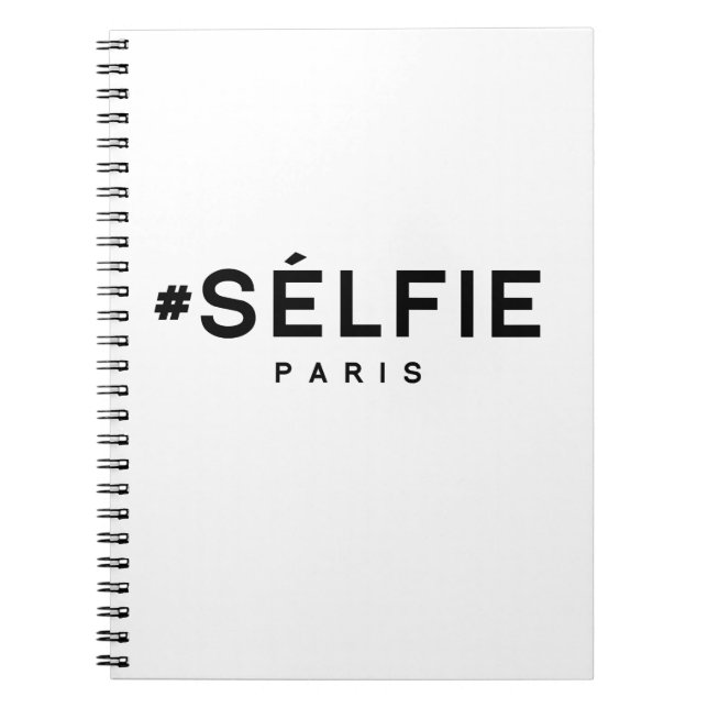 CADERNO ESPIRAL SELFIE PARIS (Frente)