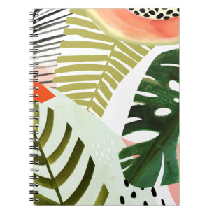 Caderno Espiral Selgle Beat Tropical Greenery