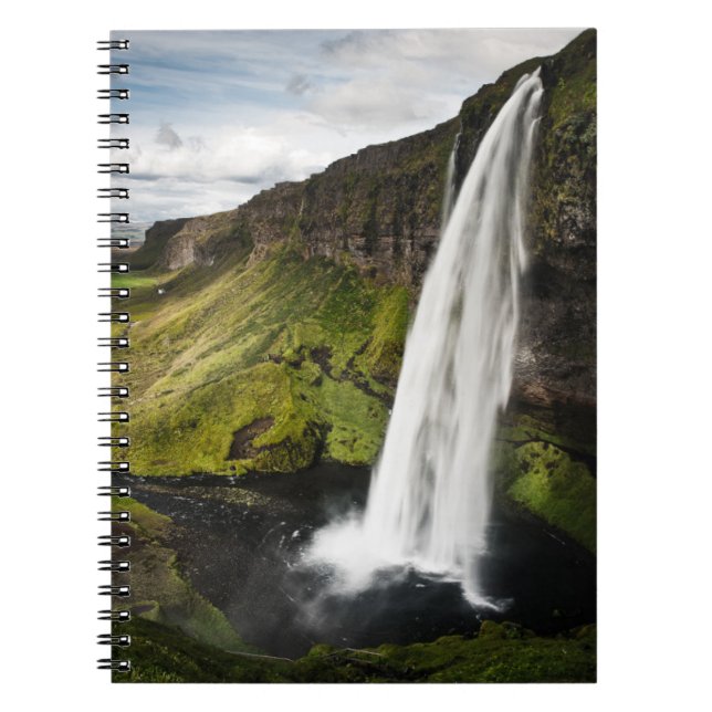 Caderno Espiral Seljalandsfoss Waterfall | Islândia (Frente)
