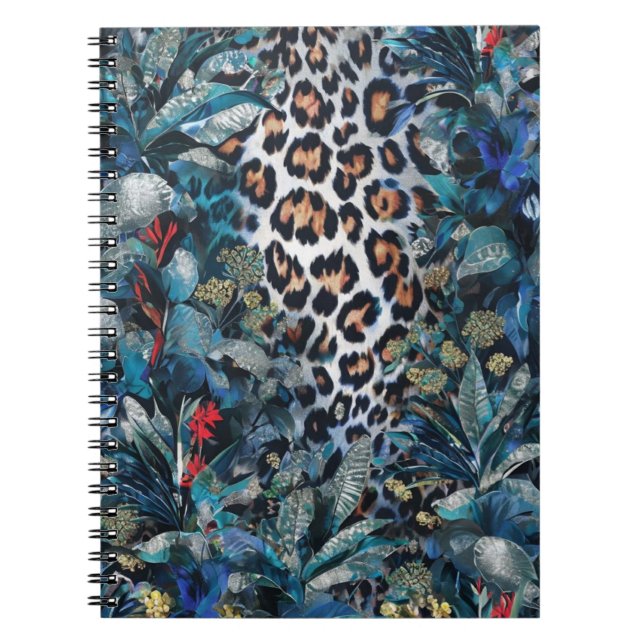 Caderno Espiral Selva Selvagem Selvagem Leopar (Frente)