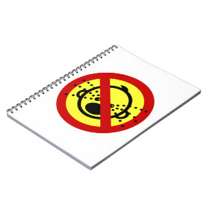 Caderno Espiral SEM Cry Babies ⚠ Sinal de Aeroporto Tailandês ⚠