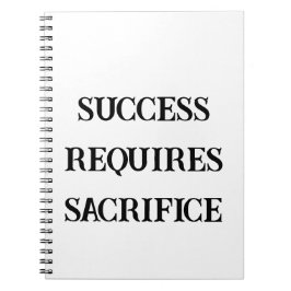 Caderno Espiral Sem desculpas - Notebook Mindset de sucesso para h