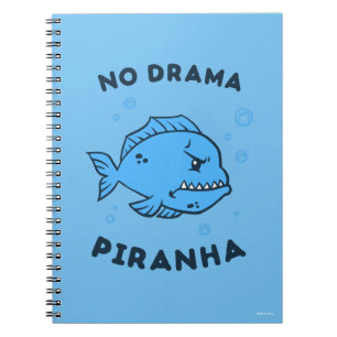 Caderno Espiral Sem Drama Piranha