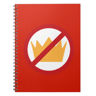 Caderno Espiral SEM KINGS! Anti-Trump Red