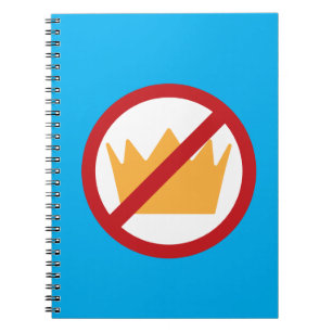 Caderno Espiral SEM KINGS! Azul Anti-Trump