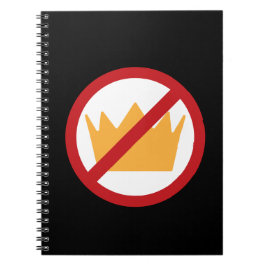 Caderno Espiral SEM KINGS! Preto Anti-Trump