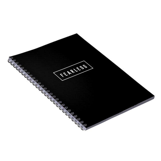 Caderno Espiral Sem medo - (Lado Direito)