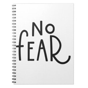 Caderno Espiral sem medo
