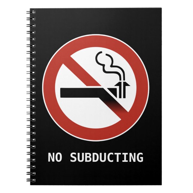 Caderno Espiral Sem Notebook de Subducção (Frente)