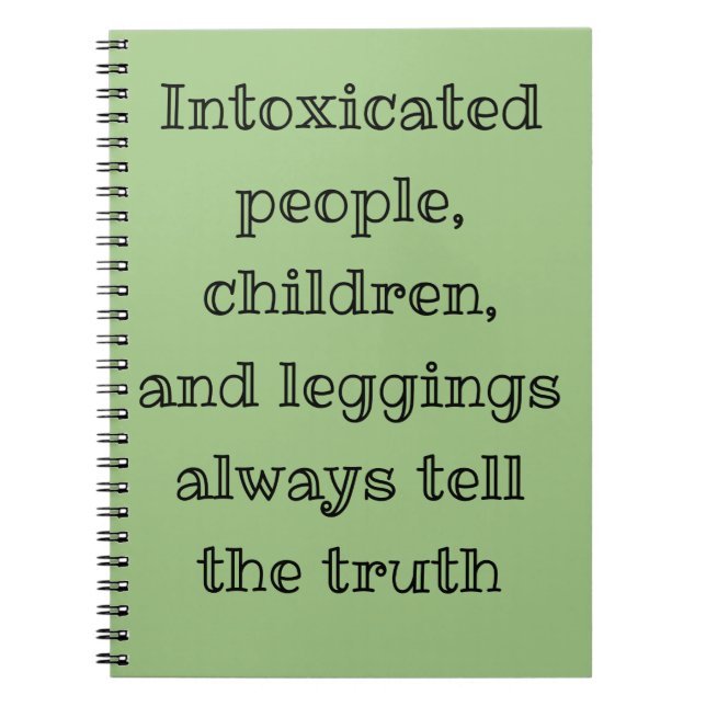 Caderno Espiral Sempre diga a verdade (Frente)