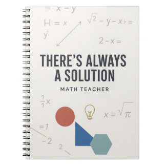 Caderno Espiral Sempre Há uma Solução Ensinar Matemática de Forma
