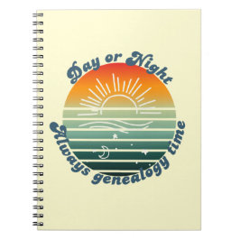 Caderno Espiral Sempre Hora da Genealogia