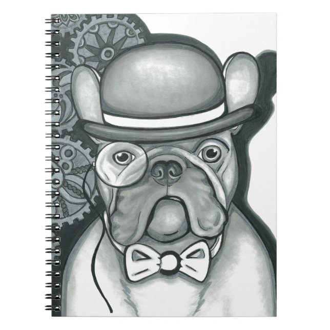 Caderno Espiral Senhor Bouledogue (Frente)