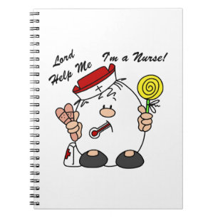 Caderno Espiral Senhor me ajude, sou enfermeira