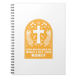 Caderno Espiral Senhor, me proteja enquanto eu arrumo esse dinheir