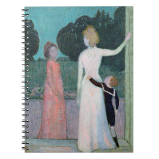 Caderno Espiral Senhora Adrien Mithouard e seu filho