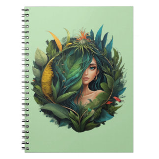 Caderno Espiral senhora da floresta
