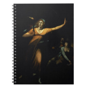Caderno Espiral Senhora Macbeth Sleepwalking, 1783 (óleo em