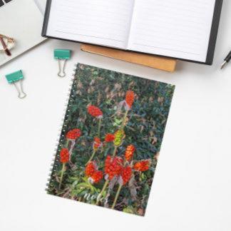 Caderno Espiral Senhores e Senhoras Arum Floral Italiano