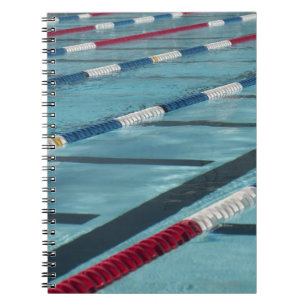 Caderno Espiral Separadores plásticos em criar da piscina