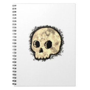 Caderno Espiral Sepia Dotada Meia-Tonalidade Cura Cutânea