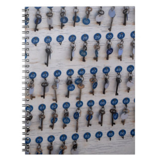 Caderno Espiral sequência de teclas