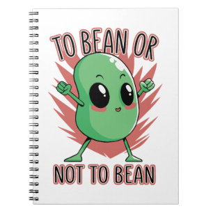 Caderno Espiral Ser feijão ou não ser feijão