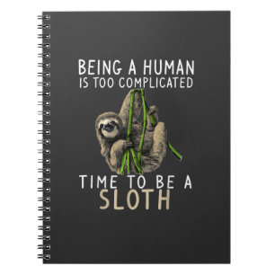 Caderno Espiral Ser Humano É Complicado Demais Para Ser Uma Máquin