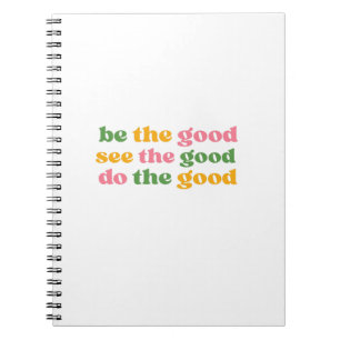 Caderno Espiral ser o bem ver o bem fazer o bem