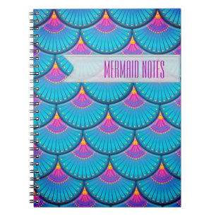 Caderno Espiral sereia