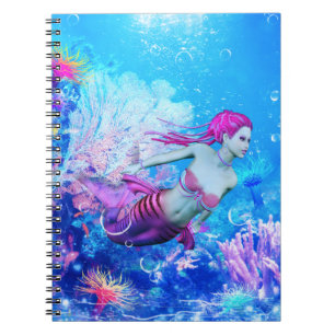 Caderno Espiral Sereia