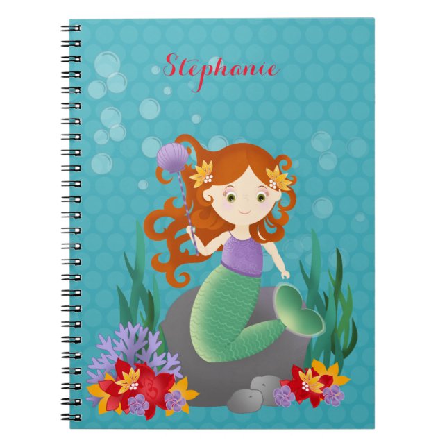 Caderno Espiral Sereia (Frente)