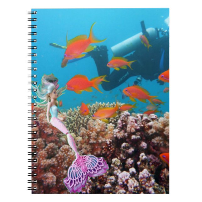 Caderno Espiral Sereia Famosa (Frente)