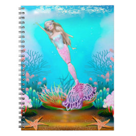 Caderno Espiral Sereia Famosa